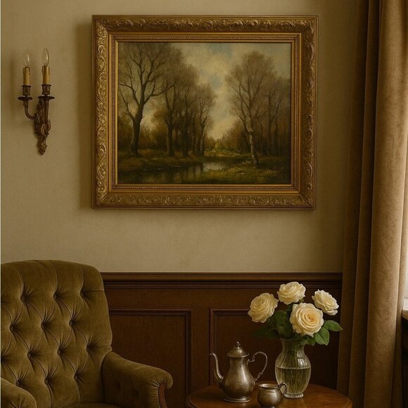 Original Dutch Oil Painting A. Hendriks Signed - Picture 1 of 16